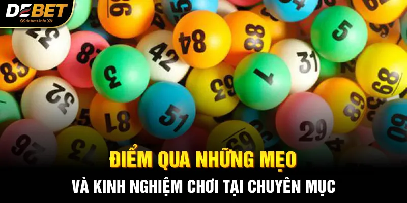 Điểm qua những mẹo và kinh nghiệm chơi tại chuyên mục